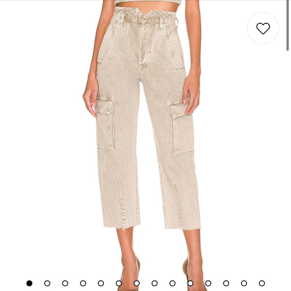 ISO Citizens of Humanity Gema Pant in White Sage